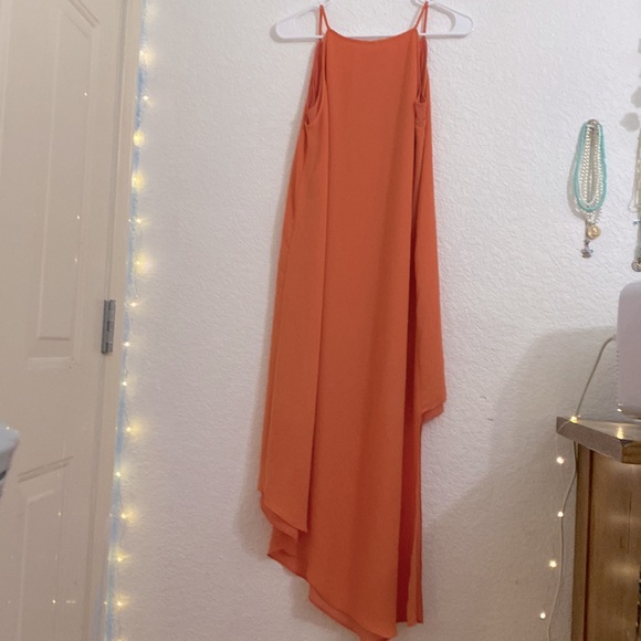 Long orange dress - Picture 2 of 2